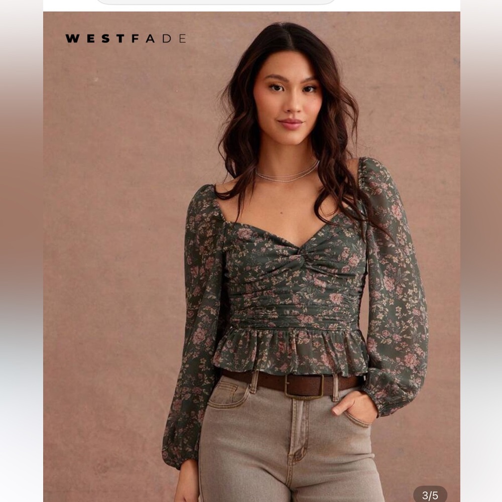 Floral Long Sleeve Top